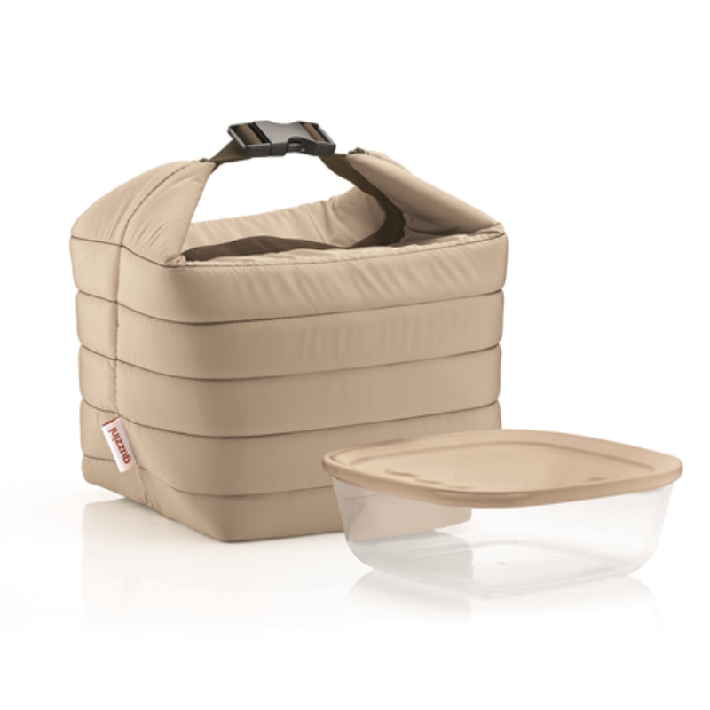 GUZZINI Set borsa termica con contenitore salva freschezza Guzzini tortora